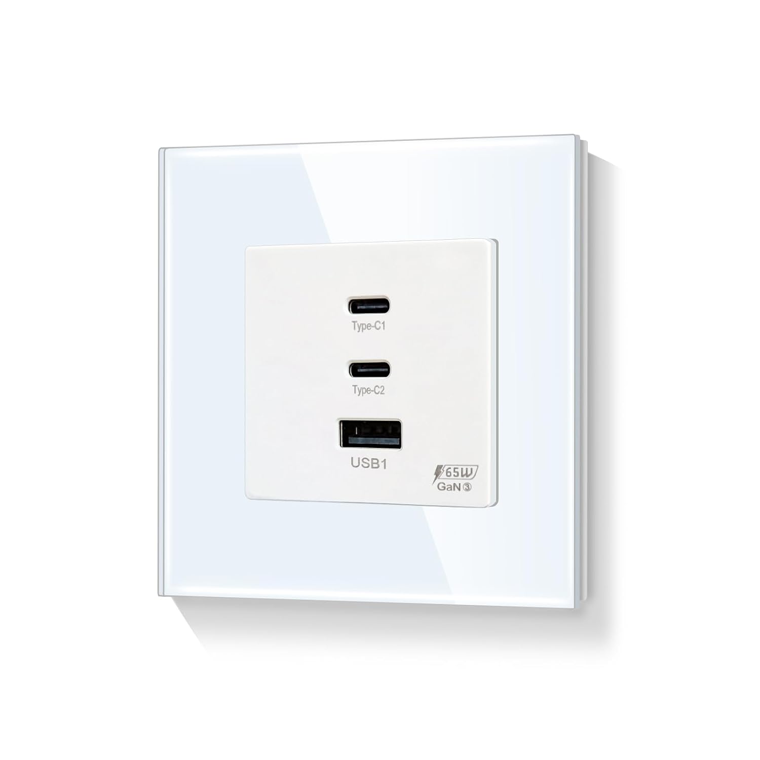 Detalle de LIAONFOY 65W Wandladegerät mit 3 Ports