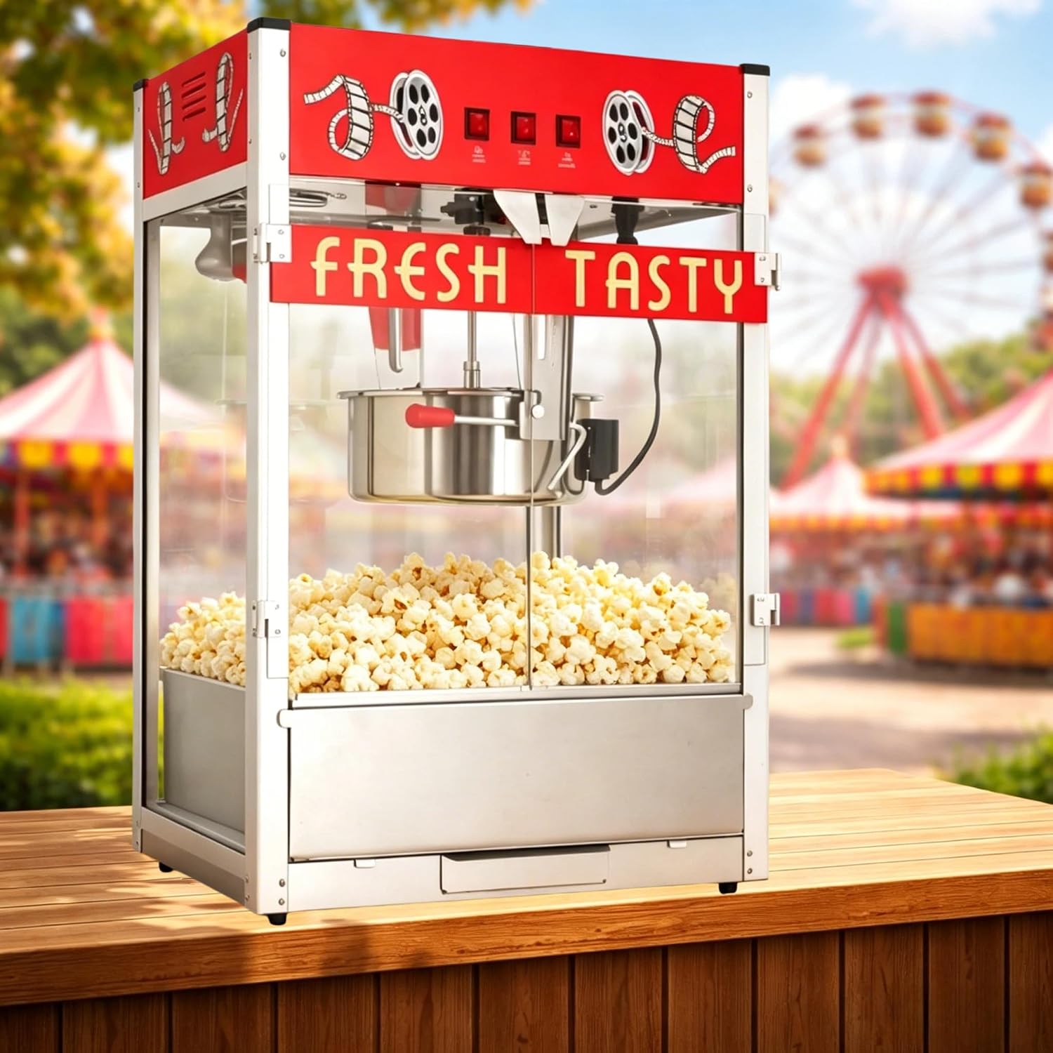 Detalle de Countertop Popcorn Machine, 40 oz