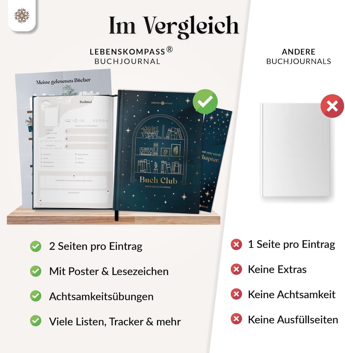 Thumbnail 5 de Lebenskompass Buchclub SAPHIR Lesetagebuch
