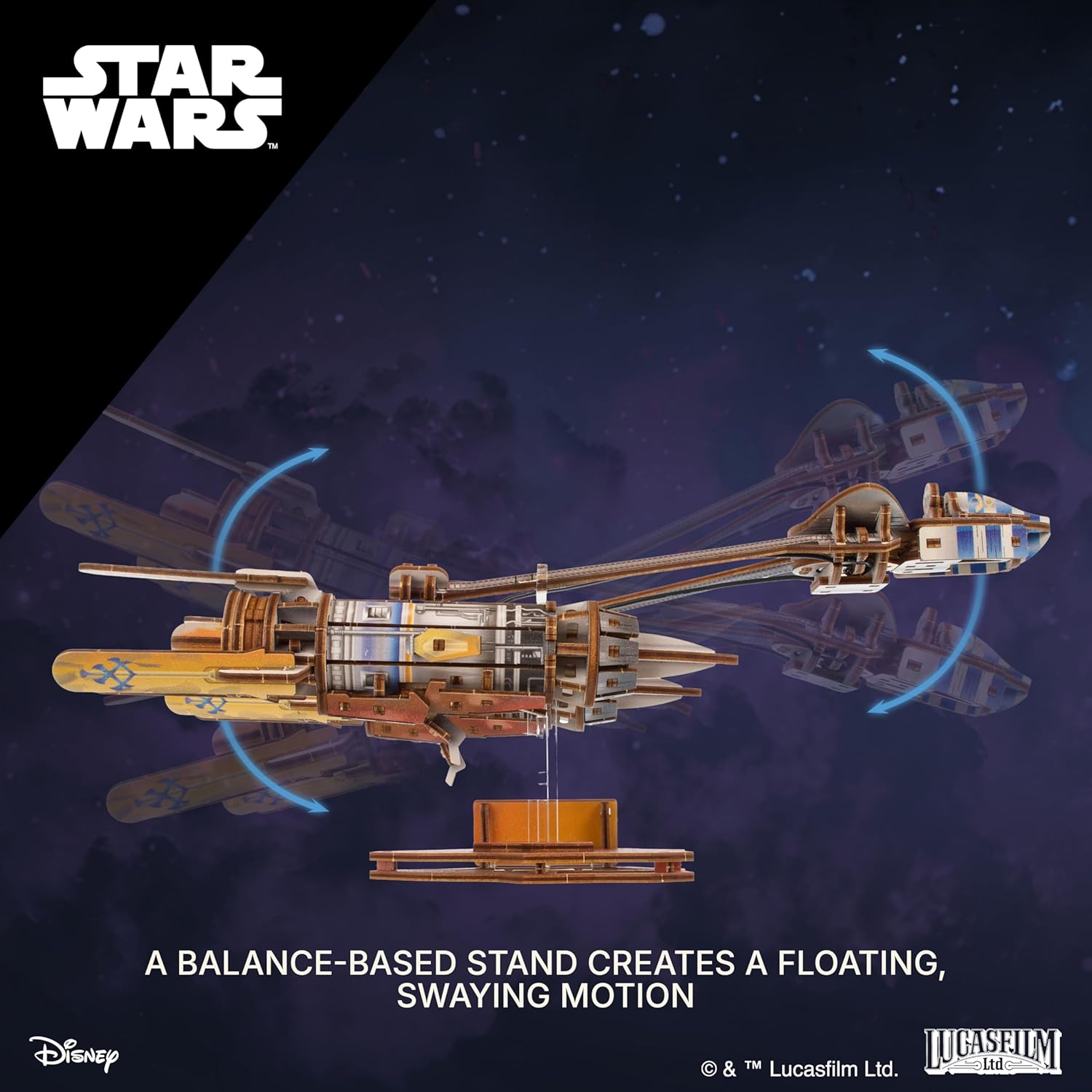 Thumbnail 6 de UGEARS Star Wars Anakin Skywalker’s Podracer – 3D Wooden Puzzle for Adults