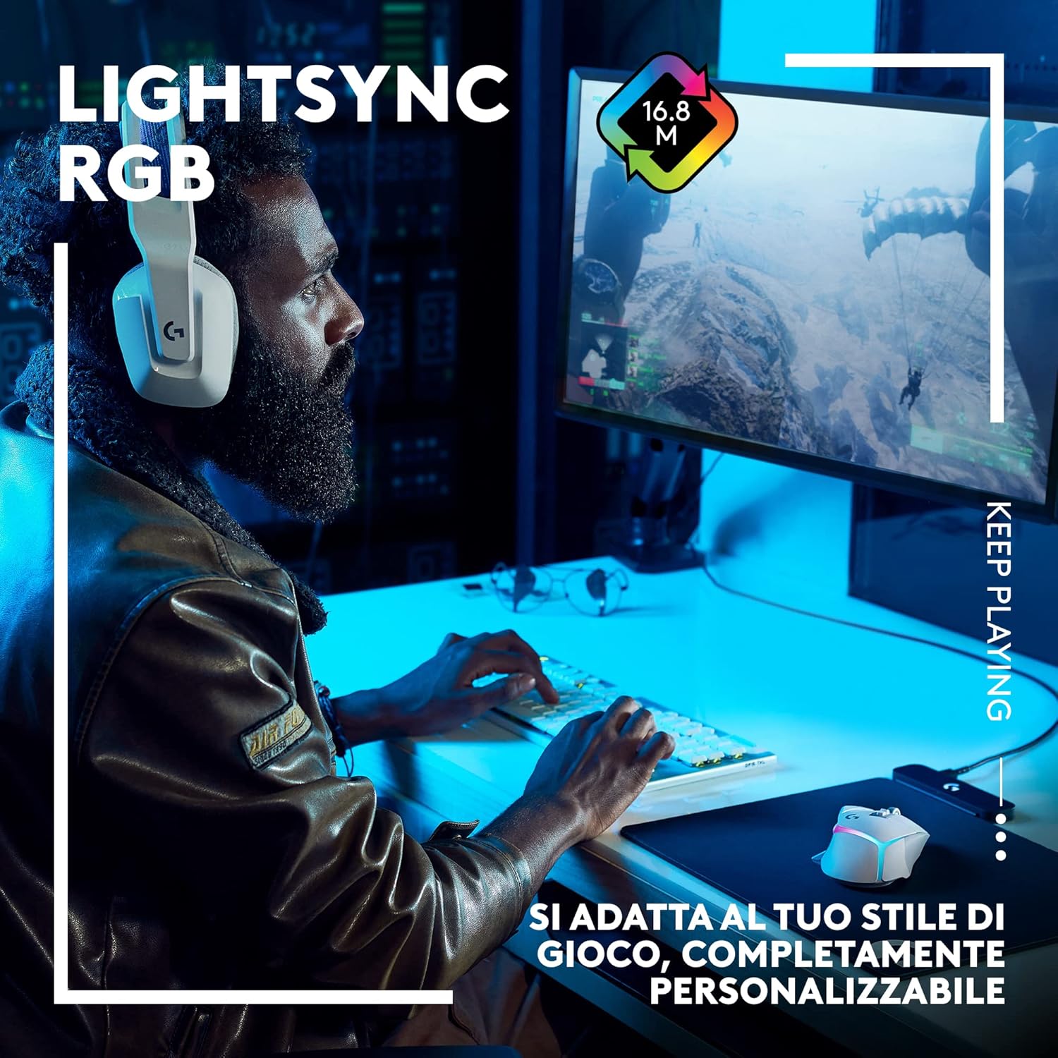 Detalle de Logitech G G502 X PLUS Mouse Gaming Wireless LIGHTSPEED RGB – Precisione e personalizzazione avanzate