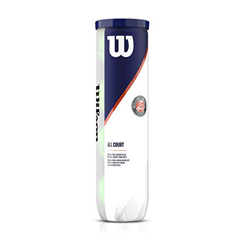 Thumbnail 3 de Wilson Roland Garros WRT116402 Palline da Tennis ufficiali, 2 tubi da 4 palline, superfici tutte