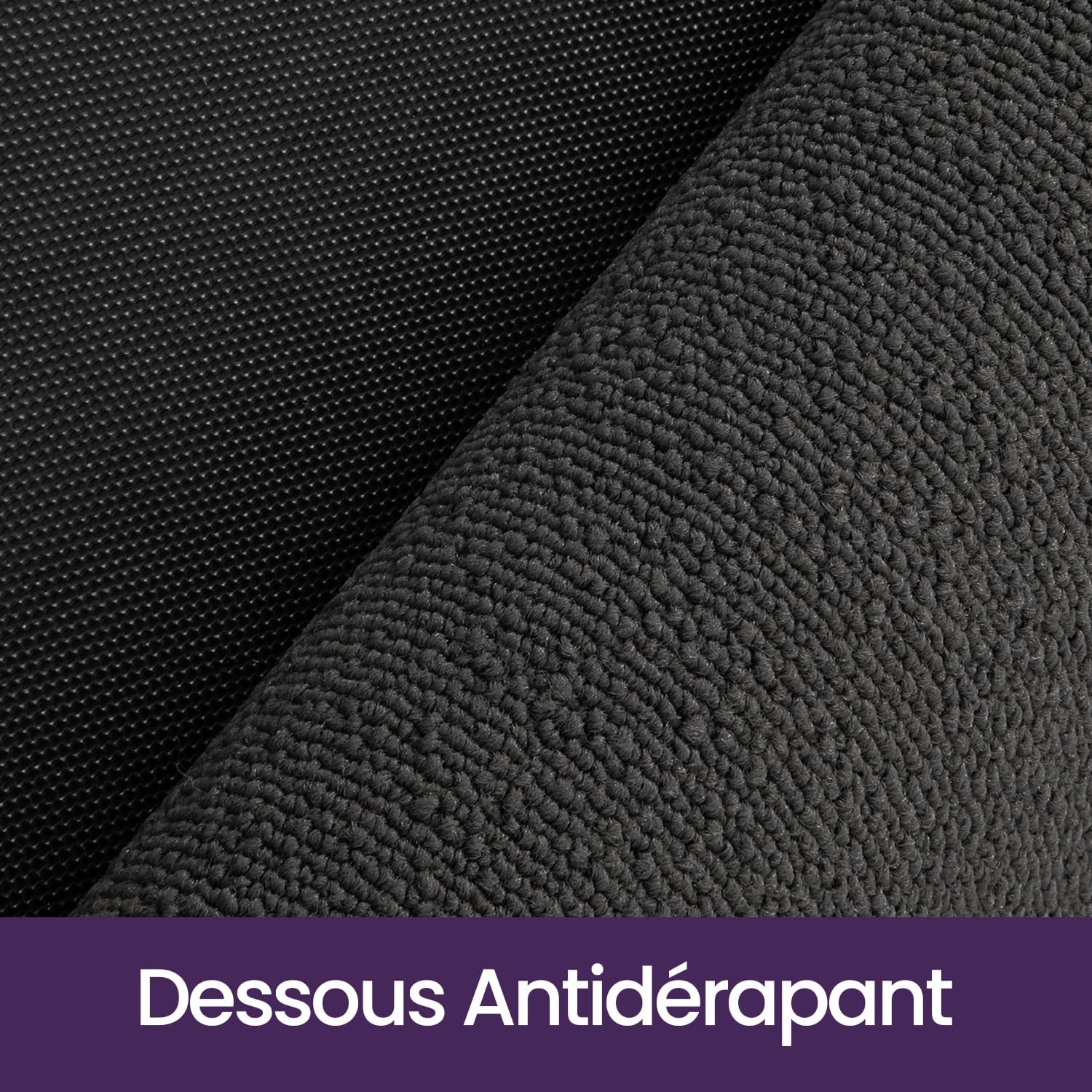 Thumbnail 5 de DEXI Paillasson d’extérieur pour entrée 80 x 120 cm antidérapant, lavable, profil bas – gris