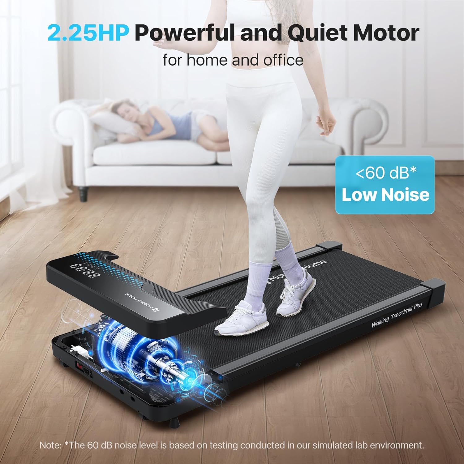 Thumbnail 5 de Mobvoi Walking Pad Smart AI Under Desk Treadmill 2-in-1 for Home Office