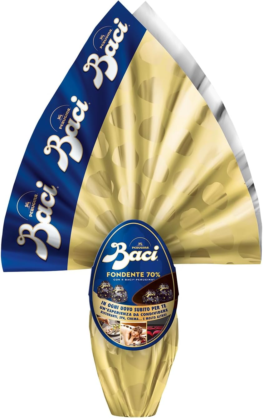 Thumbnail 3 de Uovo di Pasqua 2026 Perugina con cioccolato fondente 70% e sorpresa + 4 cioccolatini (265 g)