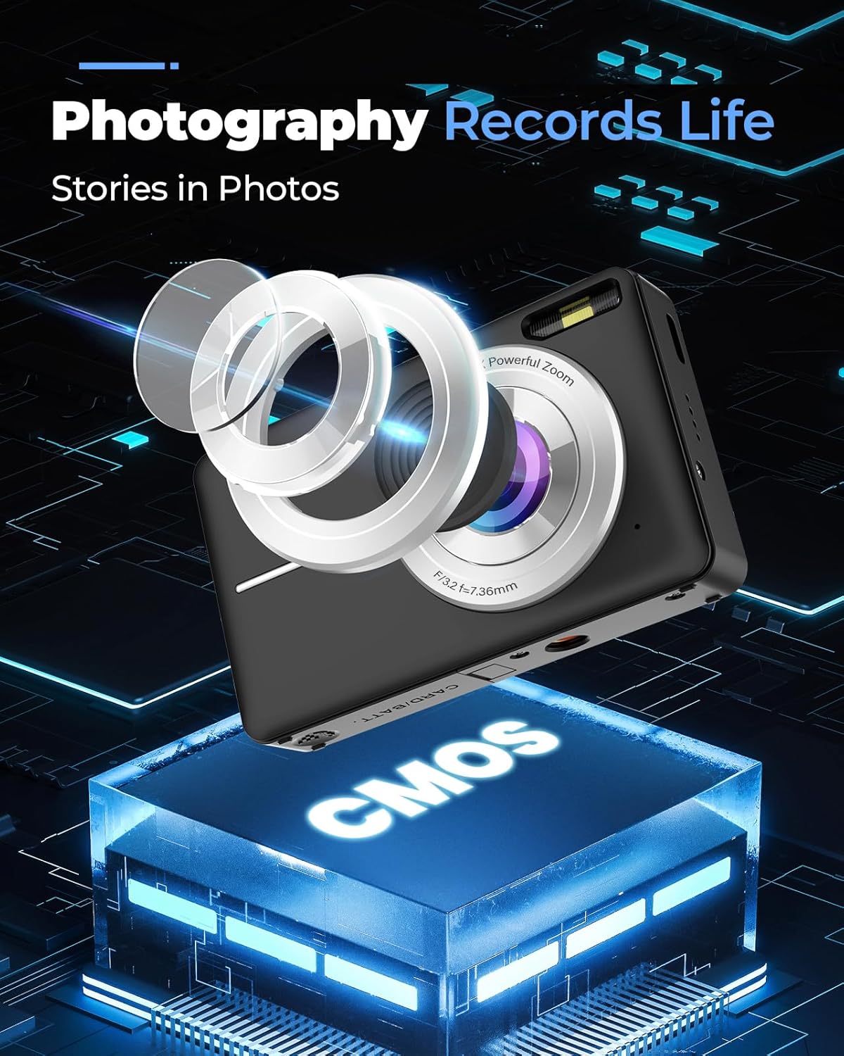 Detalle 2 de Digital camera 44MP vlogging kit