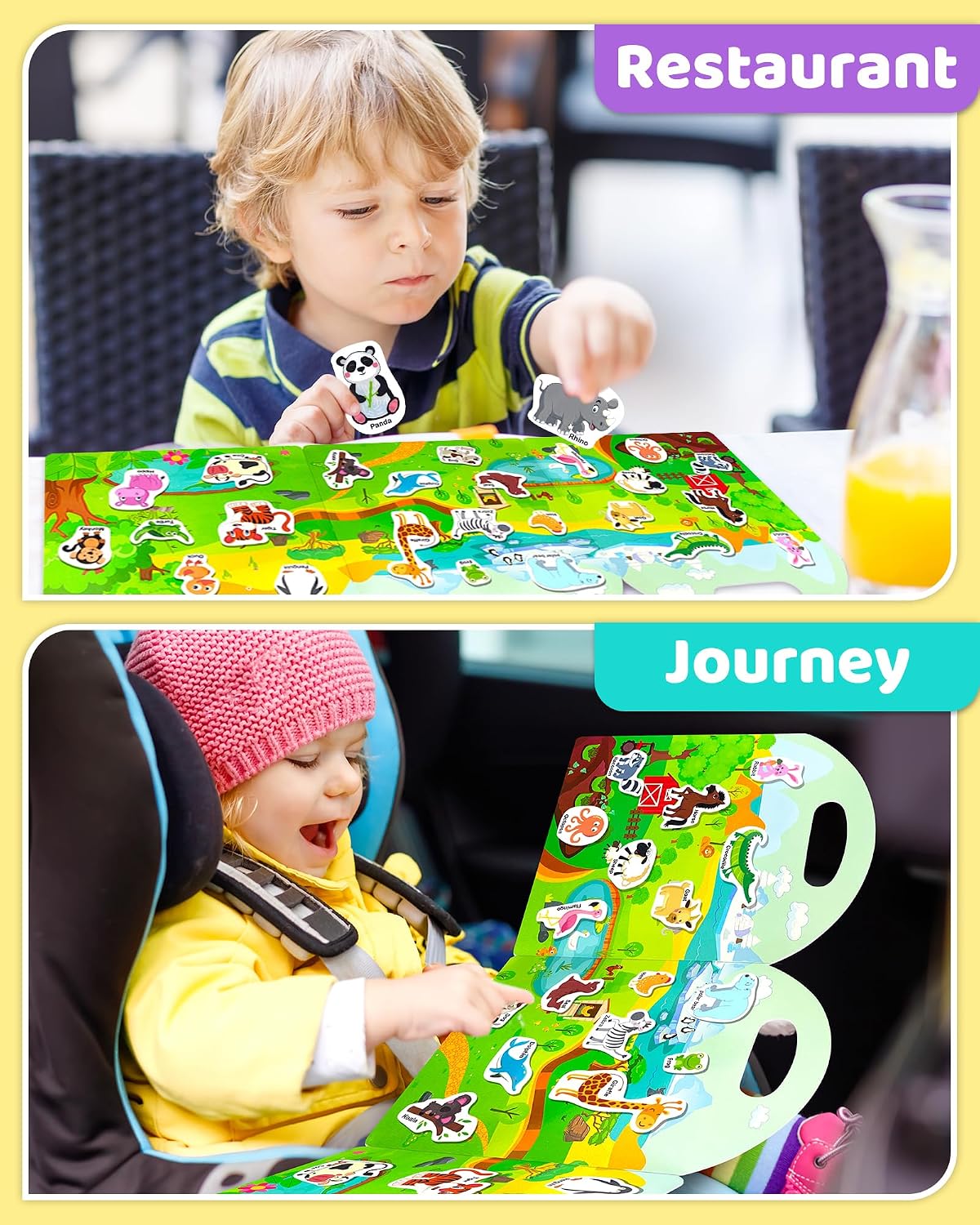 Detalle de Benresive Reusable Sticker Book 3+