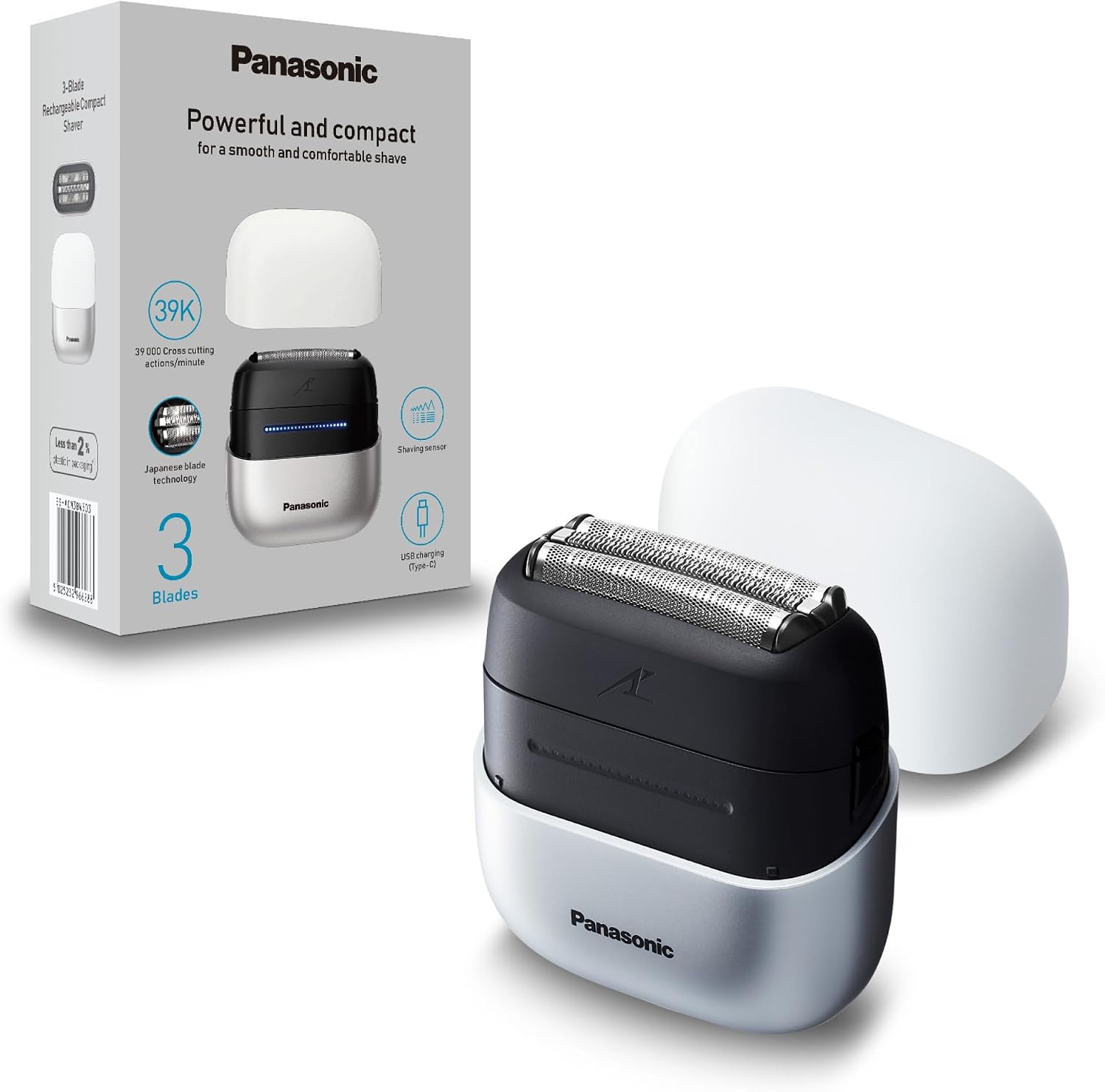 Detalle de Panasonic ES-ACM3BW503 Serie 700 Afeitadora USB-C 45 min