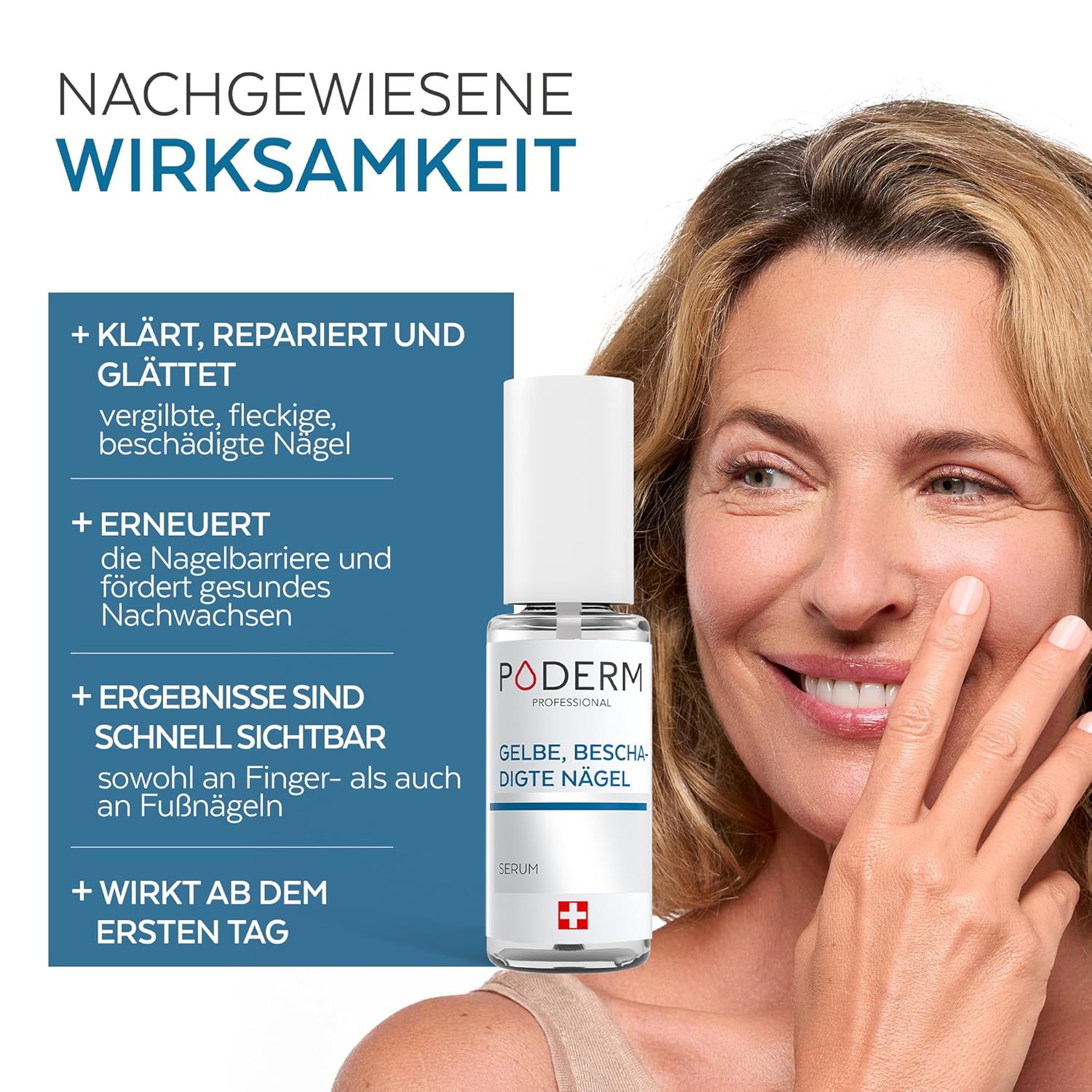 Thumbnail 1 de PODERM Pflegeserum Nägel 💅