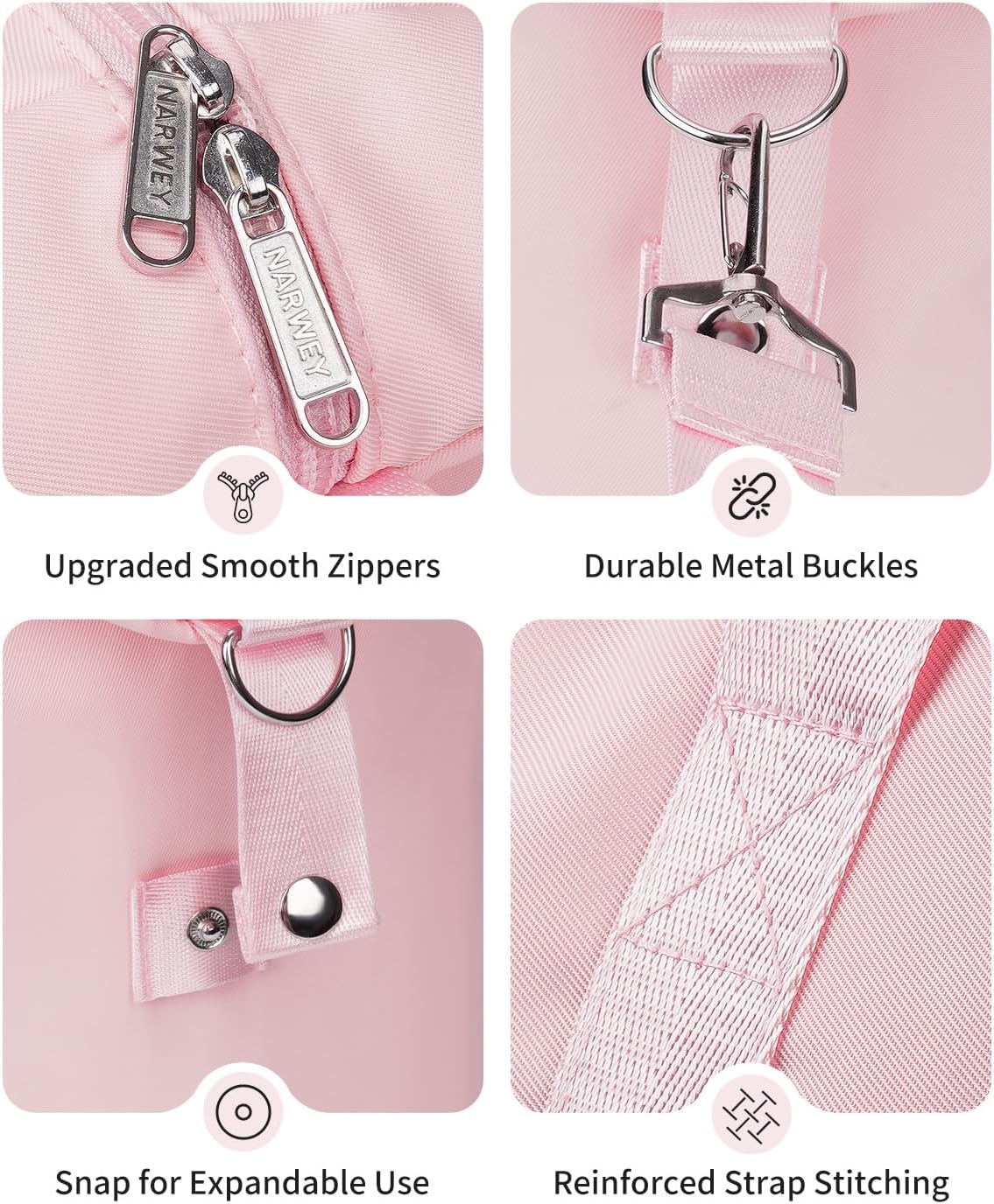Thumbnail 4 de Narwey Cabin Bag 45x36x20 25L pink