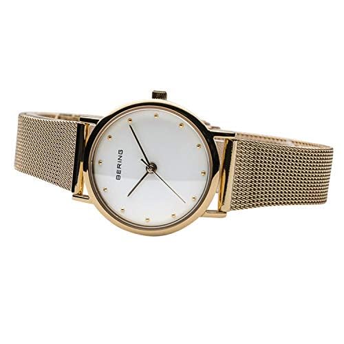 Thumbnail 4 de BERING Donna Analogico Quarzo Classic: Orologio minimalista con cinturino in acciaio inossidabile placcato IP