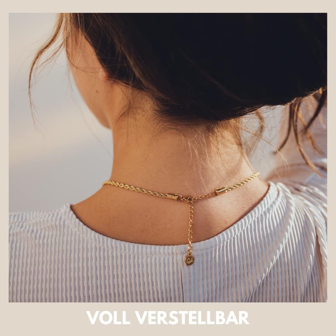 Thumbnail 5 de Good.Designs Chaîne Roi Or & collier-cordon femme sans pendentif