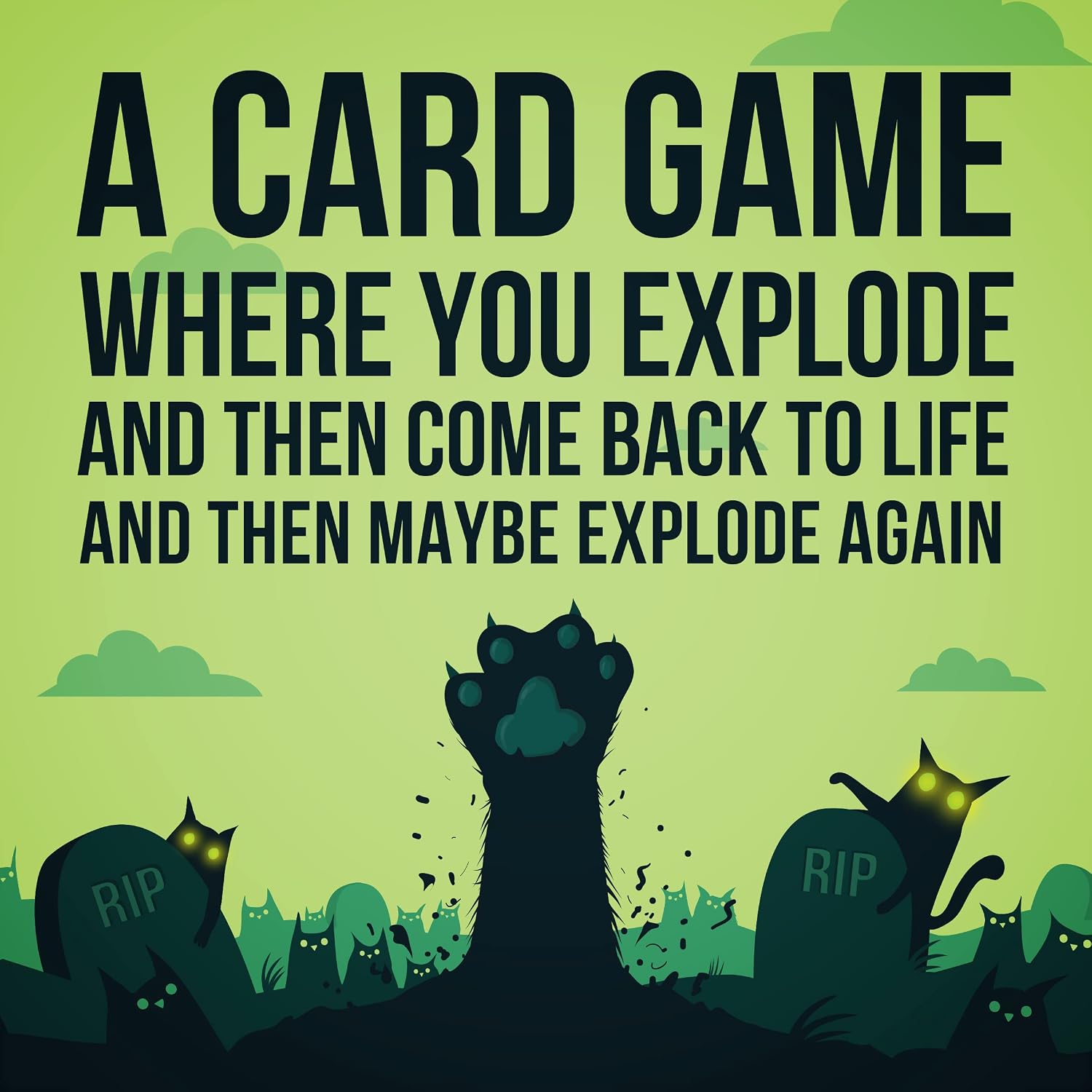 Detalle de Exploding Kittens - Zombie Kittens (2-5 Players) – A Zombie Twist for Family and Friends