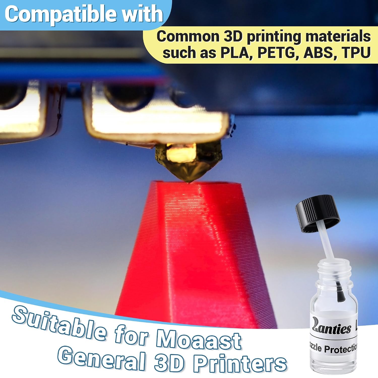 Detalle de 8ml 3Dプリンターノズル保護コーティング 水性PTFE・PLA、PETG、ABS、TPU対応