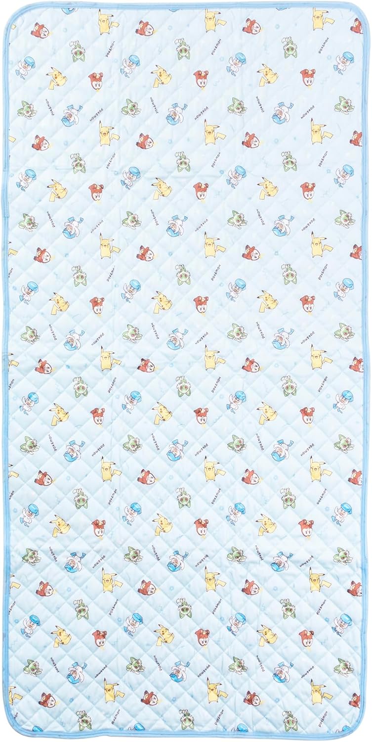 Detalle 1 de MORIPiLO 4548598406515 ポケモン敷きパッド ジュニア 90x180cm・ブルー