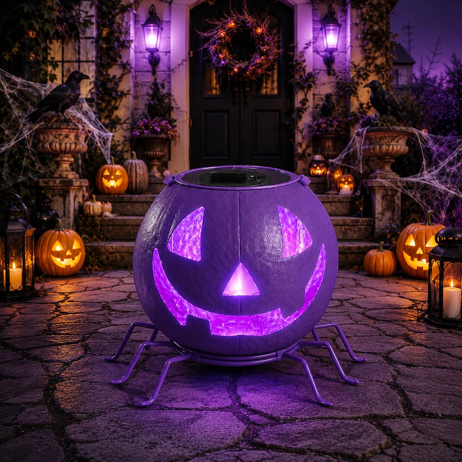 Detalle de Solar Halloween Pumpkin Decor