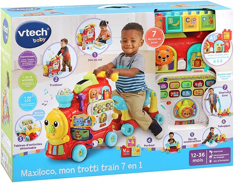 Detalle 2 de VTech Maxiloco Mon Trotti Train 7 en 1
