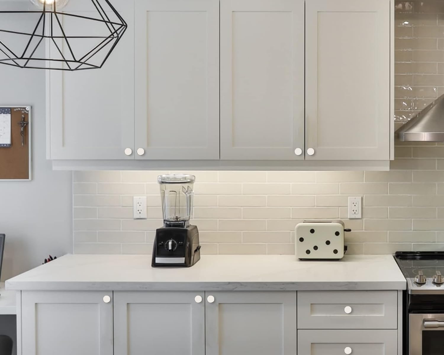 Detalle de Asidrama cabinet knobs, brushed satin nickel