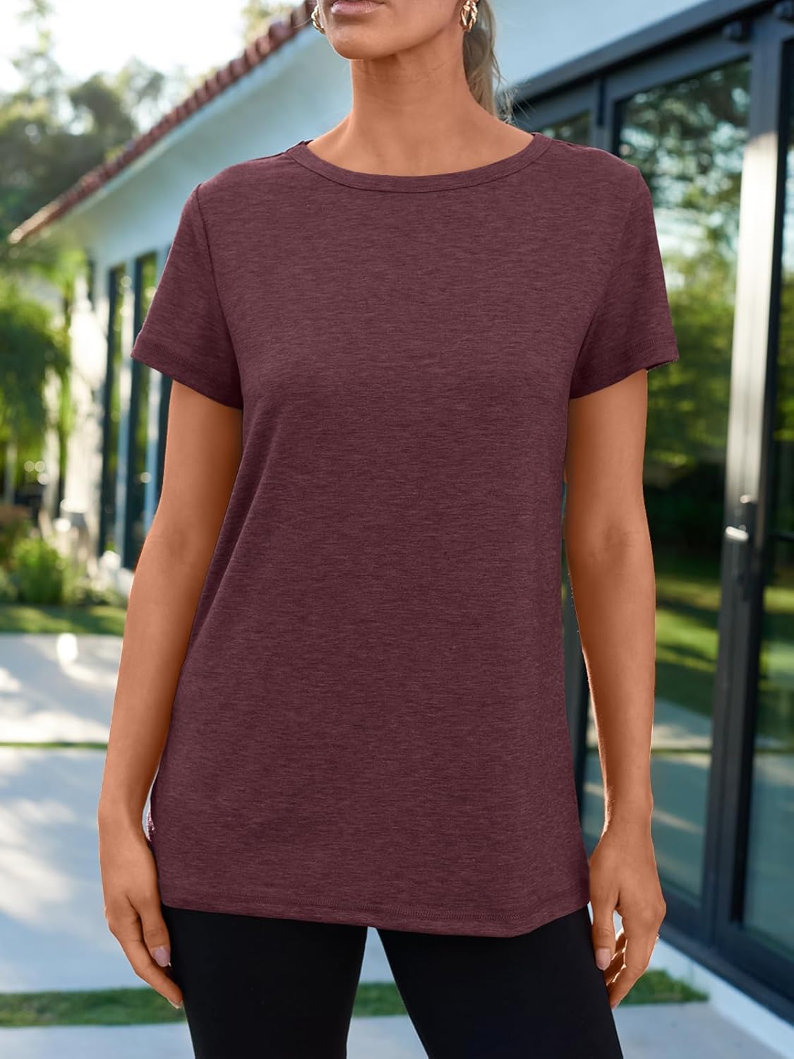 Thumbnail 1 de AUTOMET Women's Soft Basic Short Sleeve T-Shirt 82% Polyester