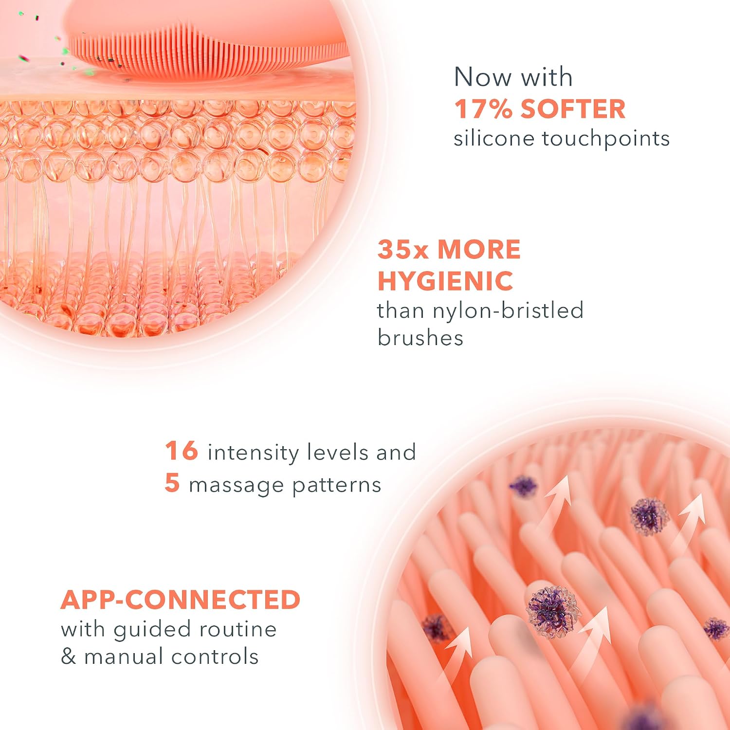 Detalle de FOREO Luna 4 Face Cleansing Brush: Firming Massager for Everyday Anti-Aging Skincare