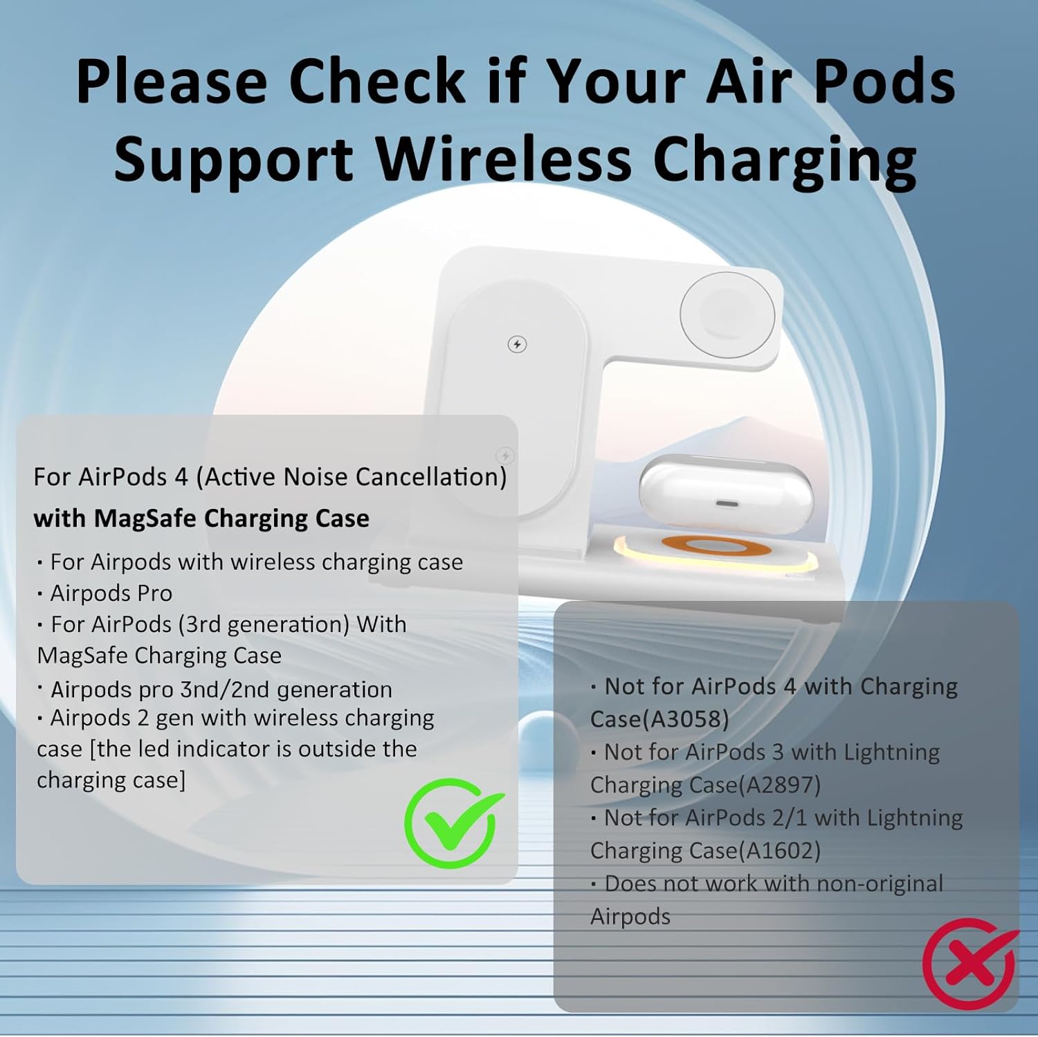 Detalle 2 de Aresh 3-in-1 Foldable Charging Station 15W
