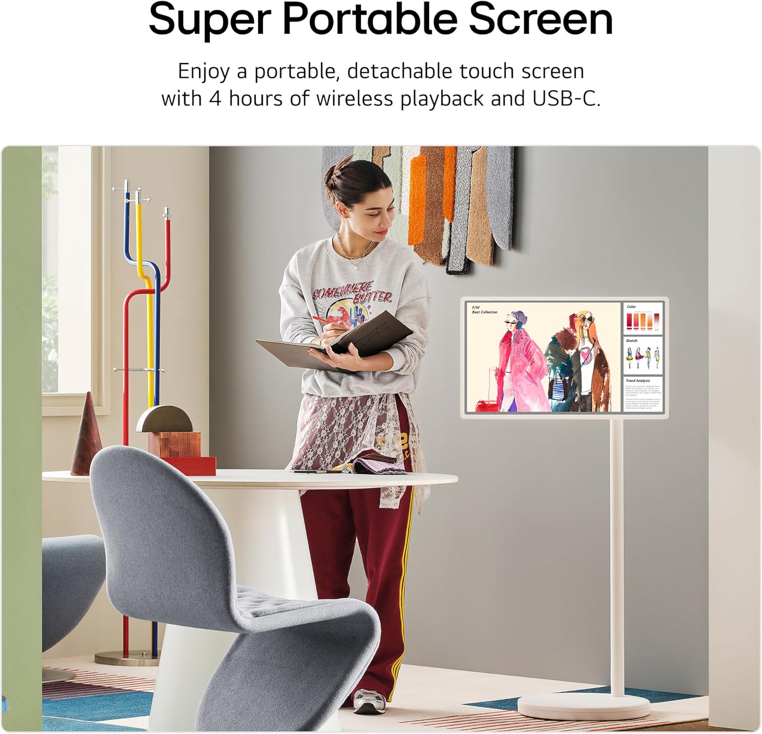 Thumbnail 6 de LG 27LX6TDGA StanbyME2 27-inch portable Smart Screen with built-in battery and webOS