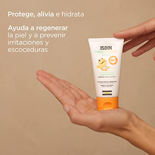 Detalle de ISDIN Baby Naturals Pomada del Pañal Regeneradora: protección y regeneración para la piel sensible del bebé