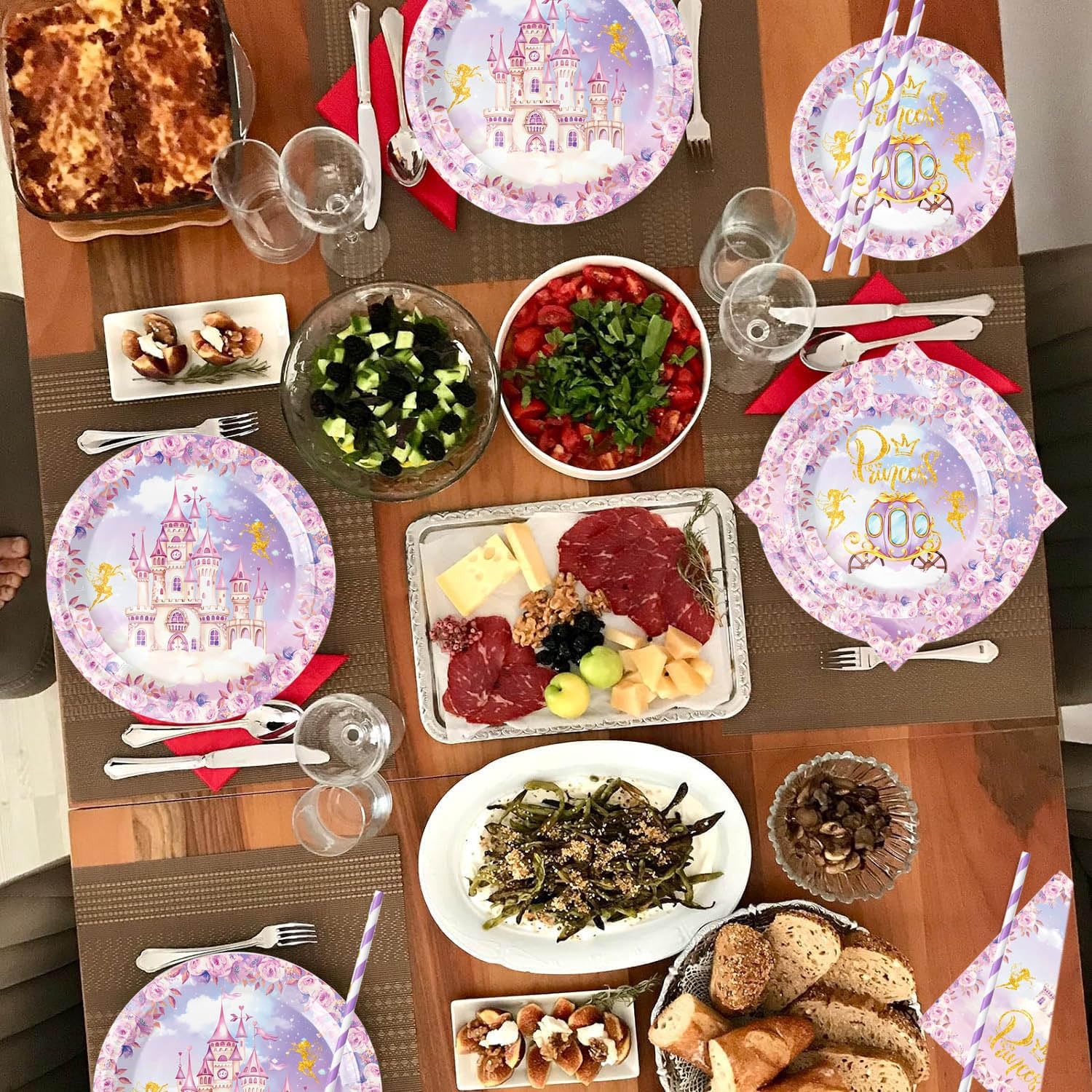 Thumbnail 2 de Schloss Prinzessin Partygeschirr Set 10 Gäste 🎉