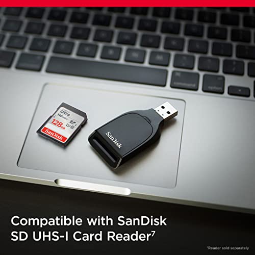 Detalle de SanDisk Ultra SDXC Card 128GB: Solid entry for compact to mid-range cameras