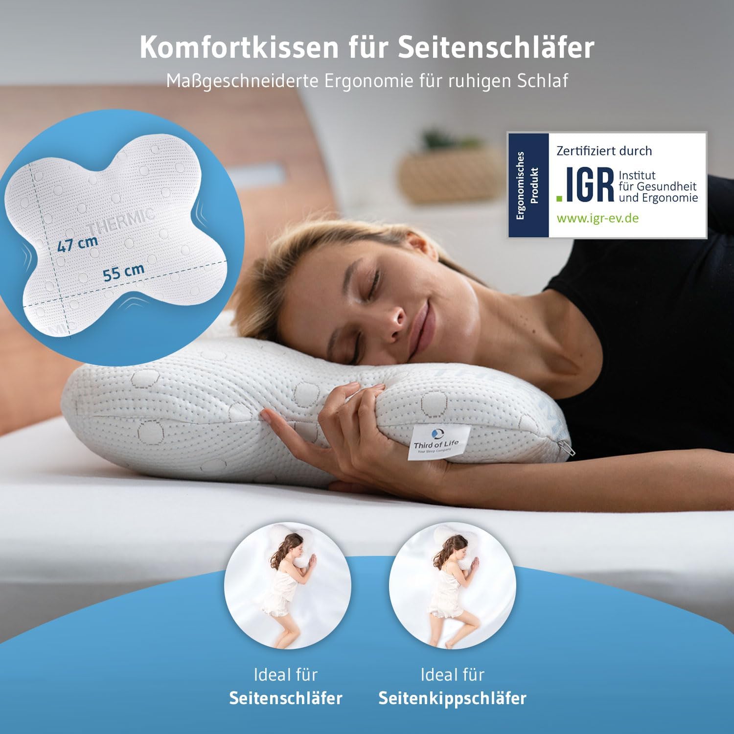 Thumbnail 6 de ACAMAR Seitenschläferkissen Ergonomisch