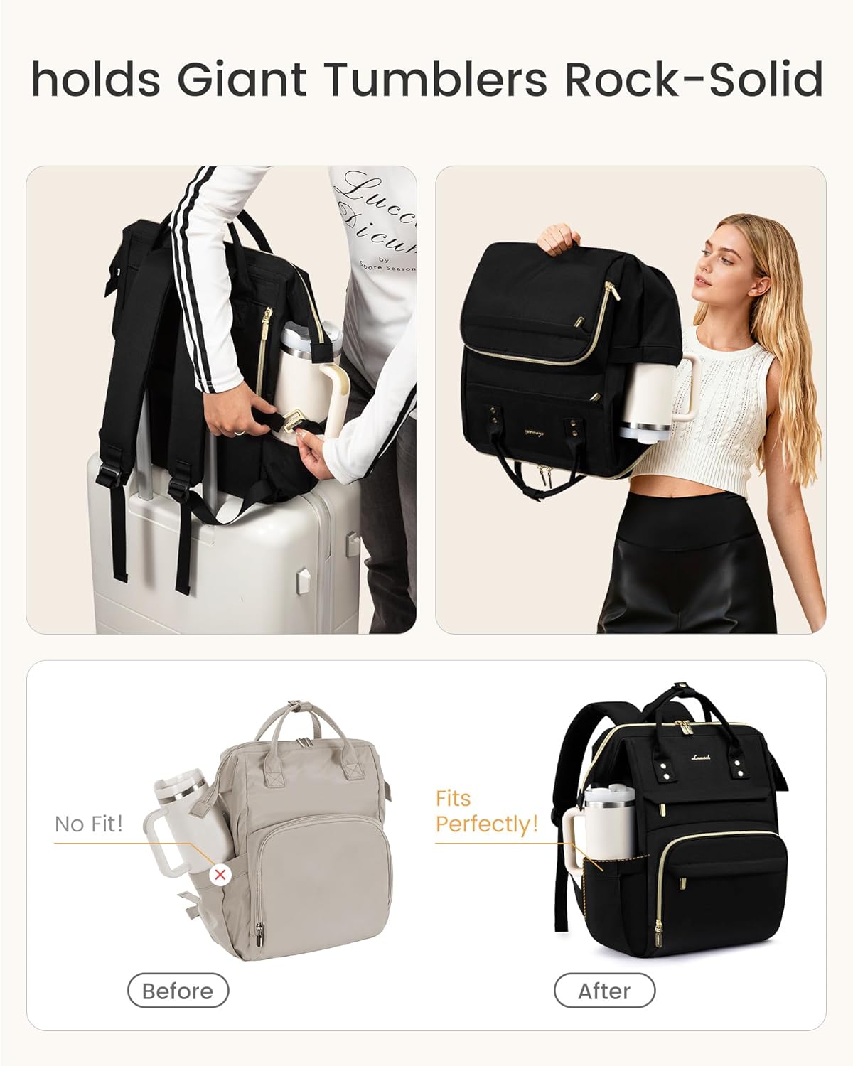 Thumbnail 2 de LOVEVOOK Laptop Backpack 15.6-inch waterproof daypack