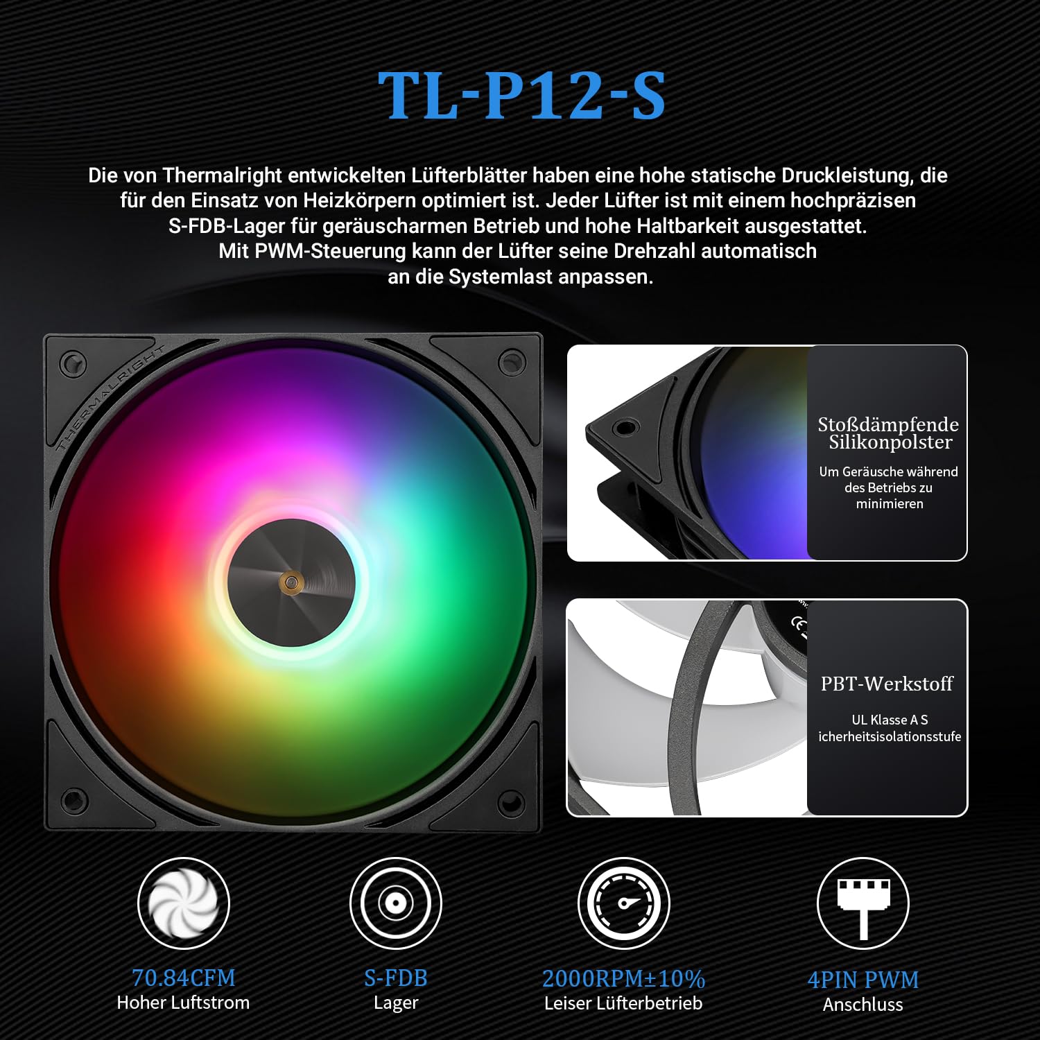 Thumbnail 4 de Thermalright FW 360 – Raffreddamento ad acqua ARGB con LCD IPS 320×240 e 3 ventole PWM