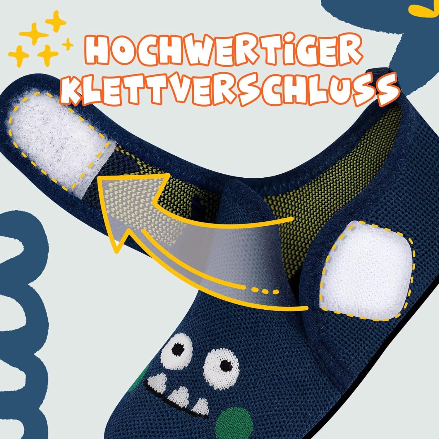 Thumbnail 1 de Kyopp Hausschuhe Kinder – atmungsaktive, rutschfeste Pantoffeln Gr. 20–35