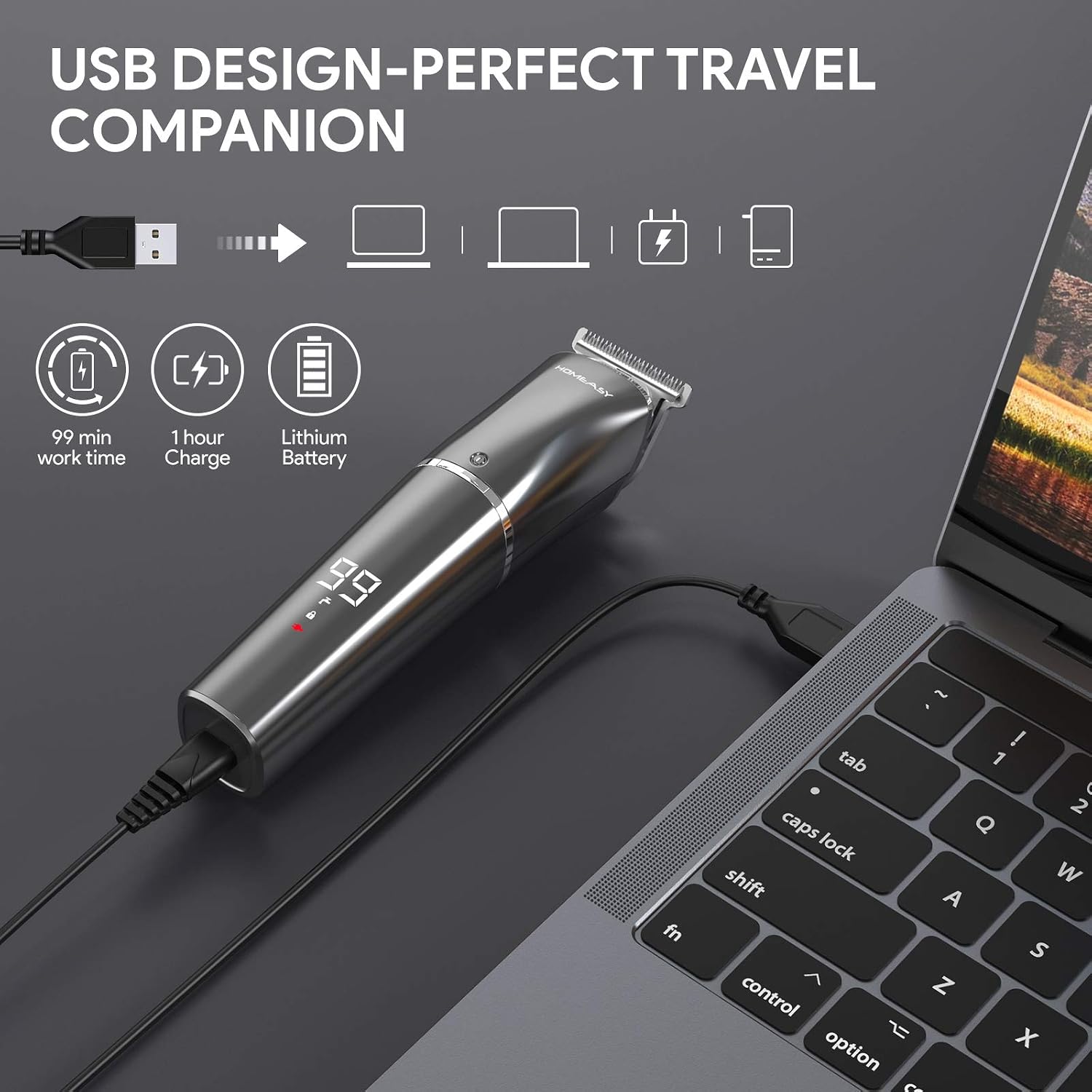 Thumbnail 3 de HOMEASY Beard Trimmer 6-in-1
