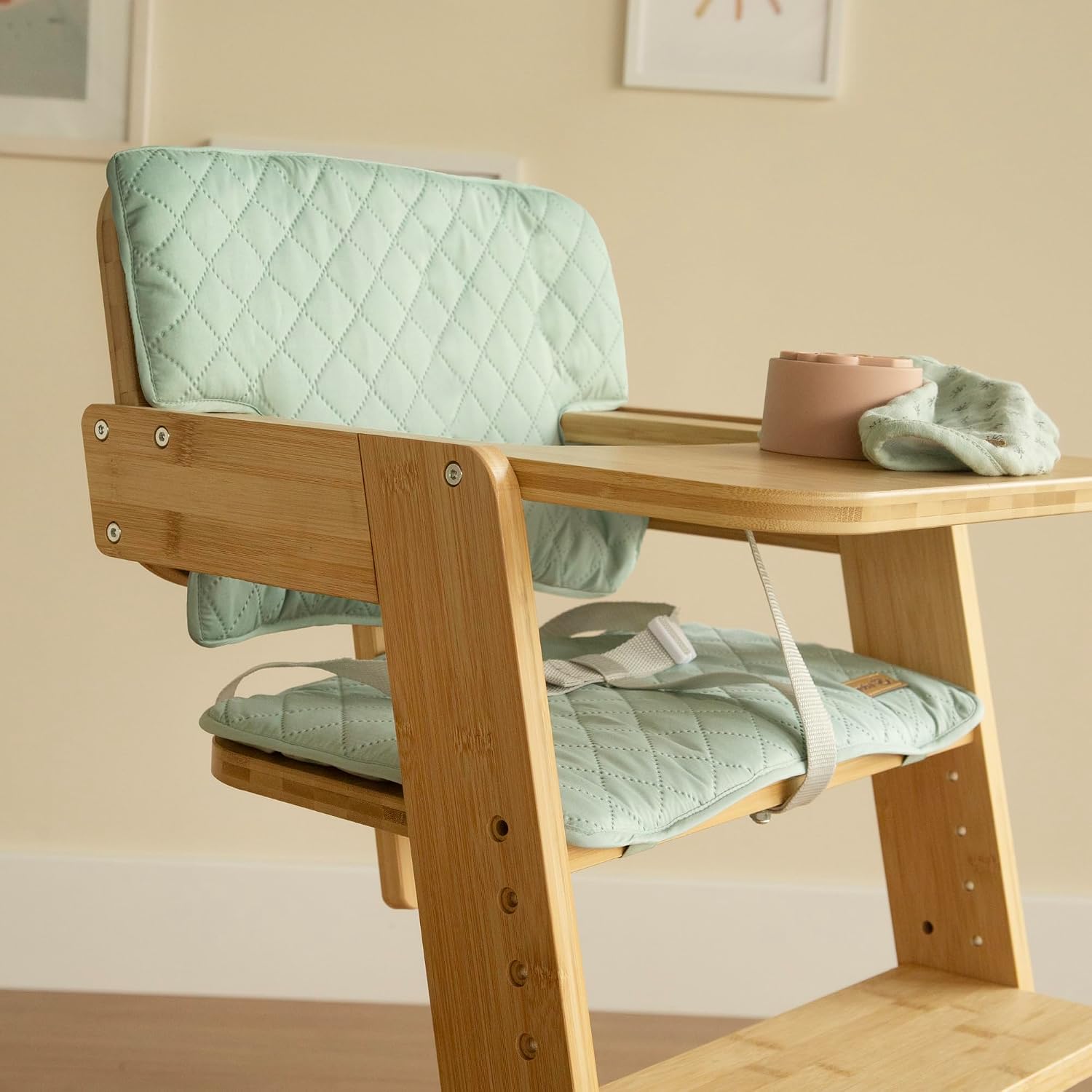 Detalle de roba Style 318053V241 zitverkleiner voor Nature Up, tweedelig en wasbaar, Frosty Green