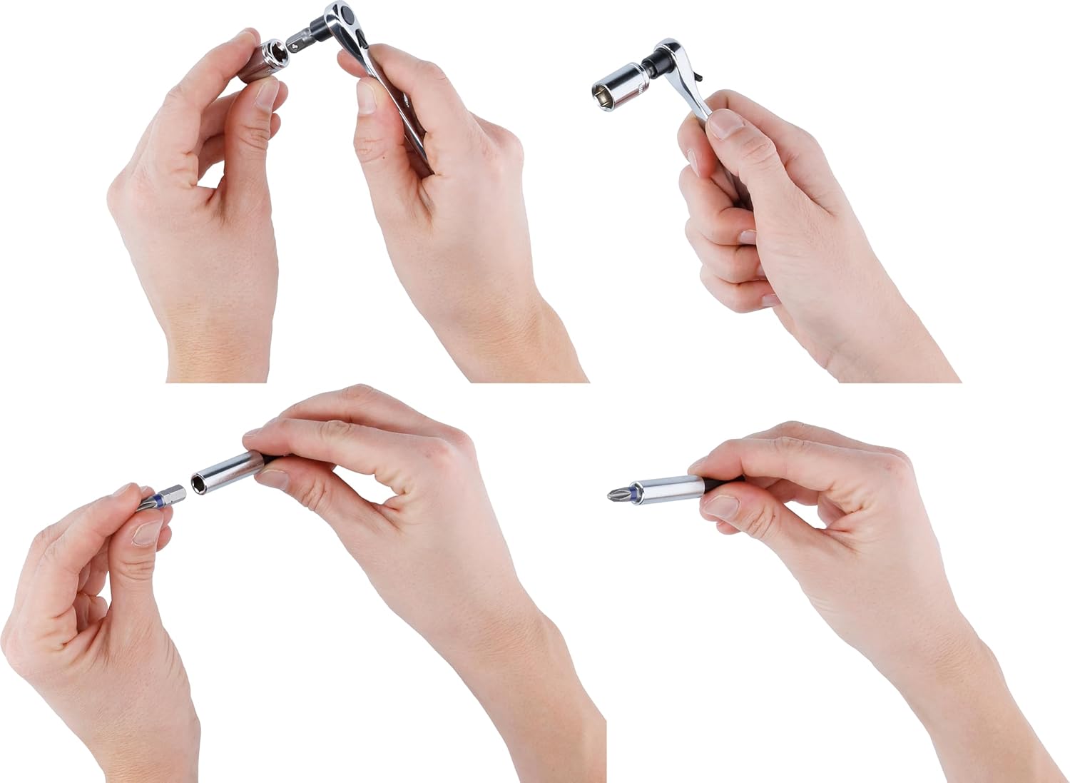 Thumbnail 4 de Bosch 26pc Screwdriver Bit and Ratchet Set with Colour-Coded Bits & Magnetic Holder