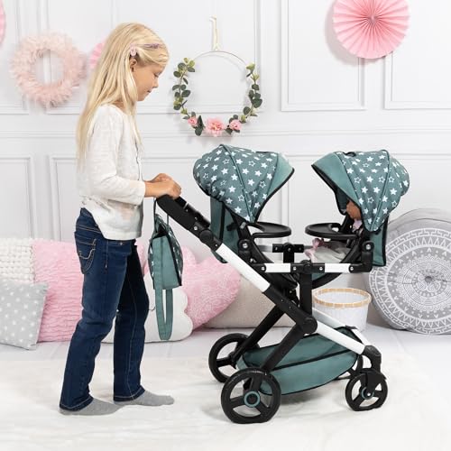 Detalle 2 de Bayer Design 26758AA Cochecito doble para muñecas 🎠
