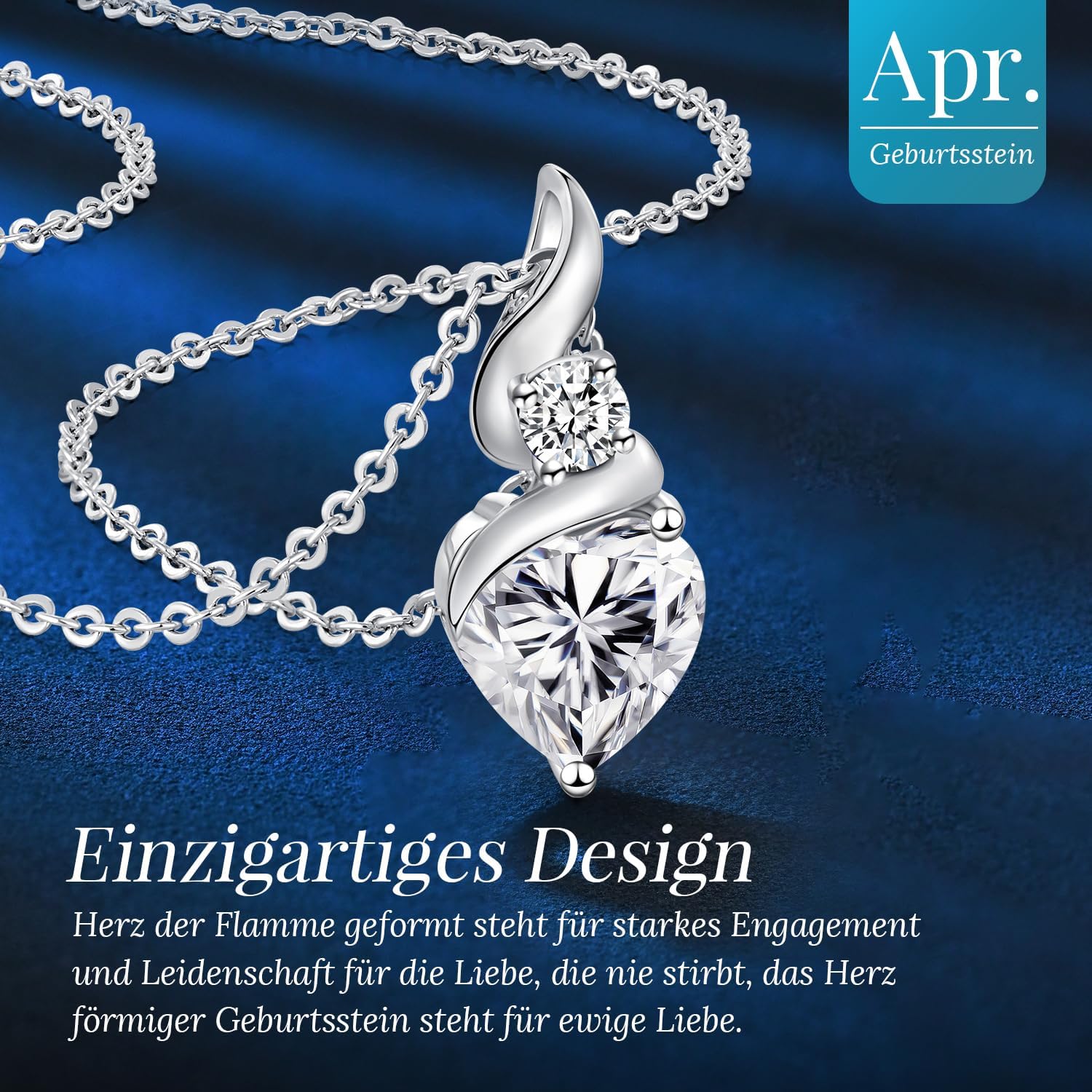 Detalle de LOUISA SECRET Kette Infinity Herz 45+5 cm