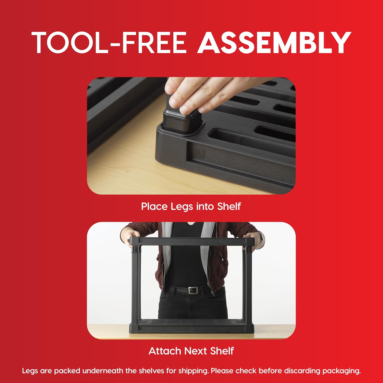 Thumbnail 3 de IRIS USA 5-Shelf storage rack 250lb