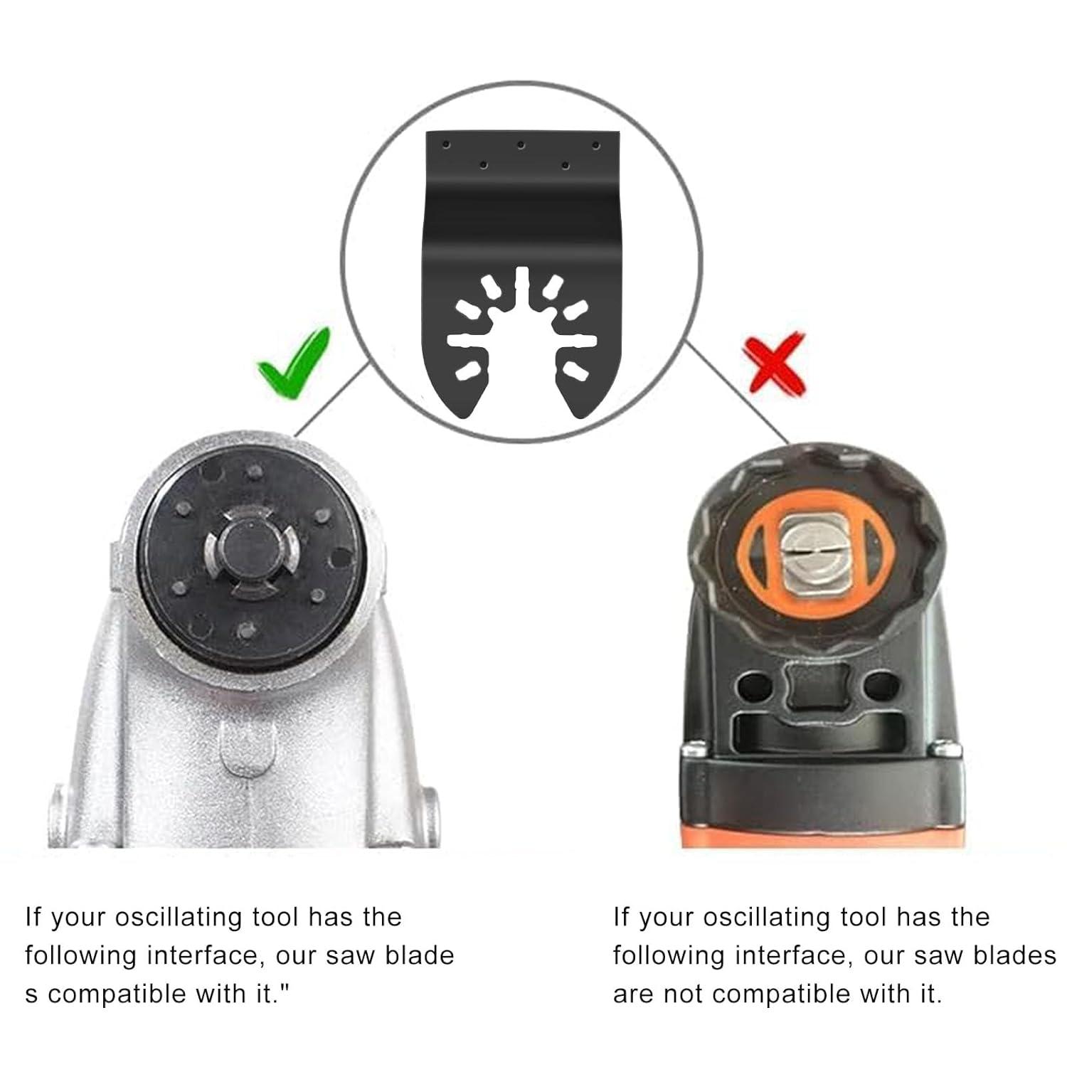 Thumbnail 2 de SURFOU Multi Tool Blade Set 32‑piece (oscillating saw accessories) for wood, metal and grout removal