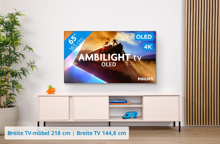 Thumbnail 19 de Philips Ambilight 65 Zoll OLED760 (2025) im Set mit JBL Bar 300 M2 – 4K-OLED & Dolby Atmos