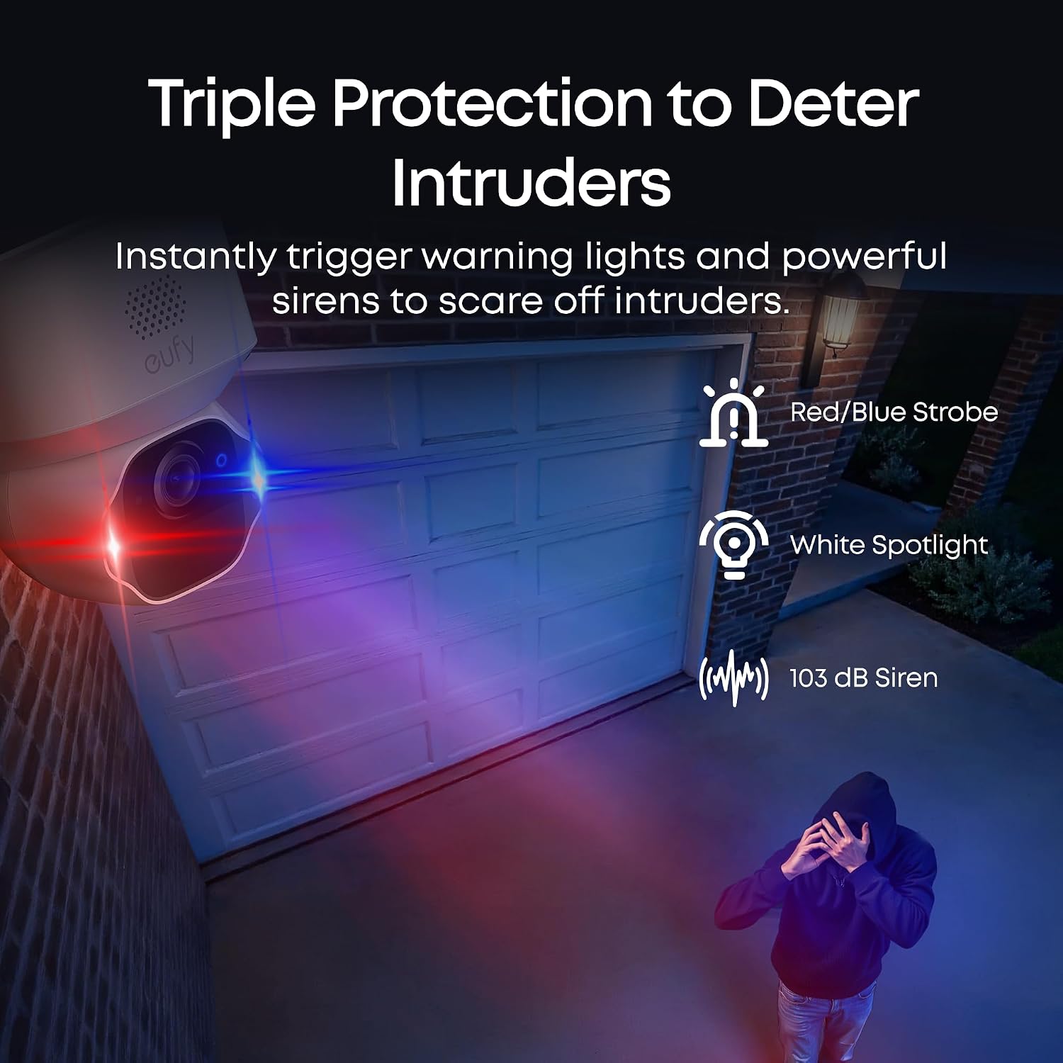 Detalle de eufy Security SoloCam E42: 4K Solar Security Camera with AI Facial Recognition