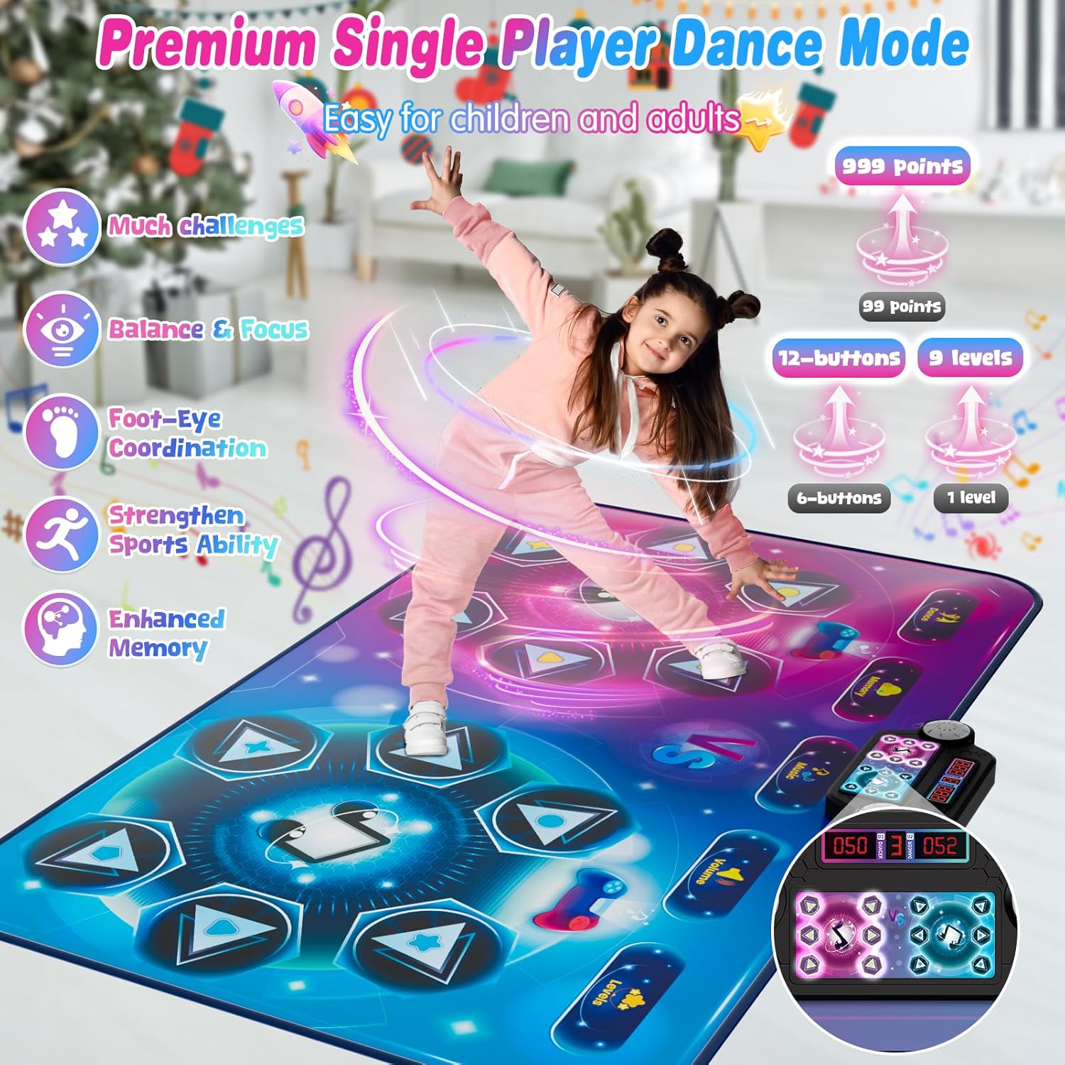 Detalle 2 de maysida Dance Mat 59x38 in 12-Key