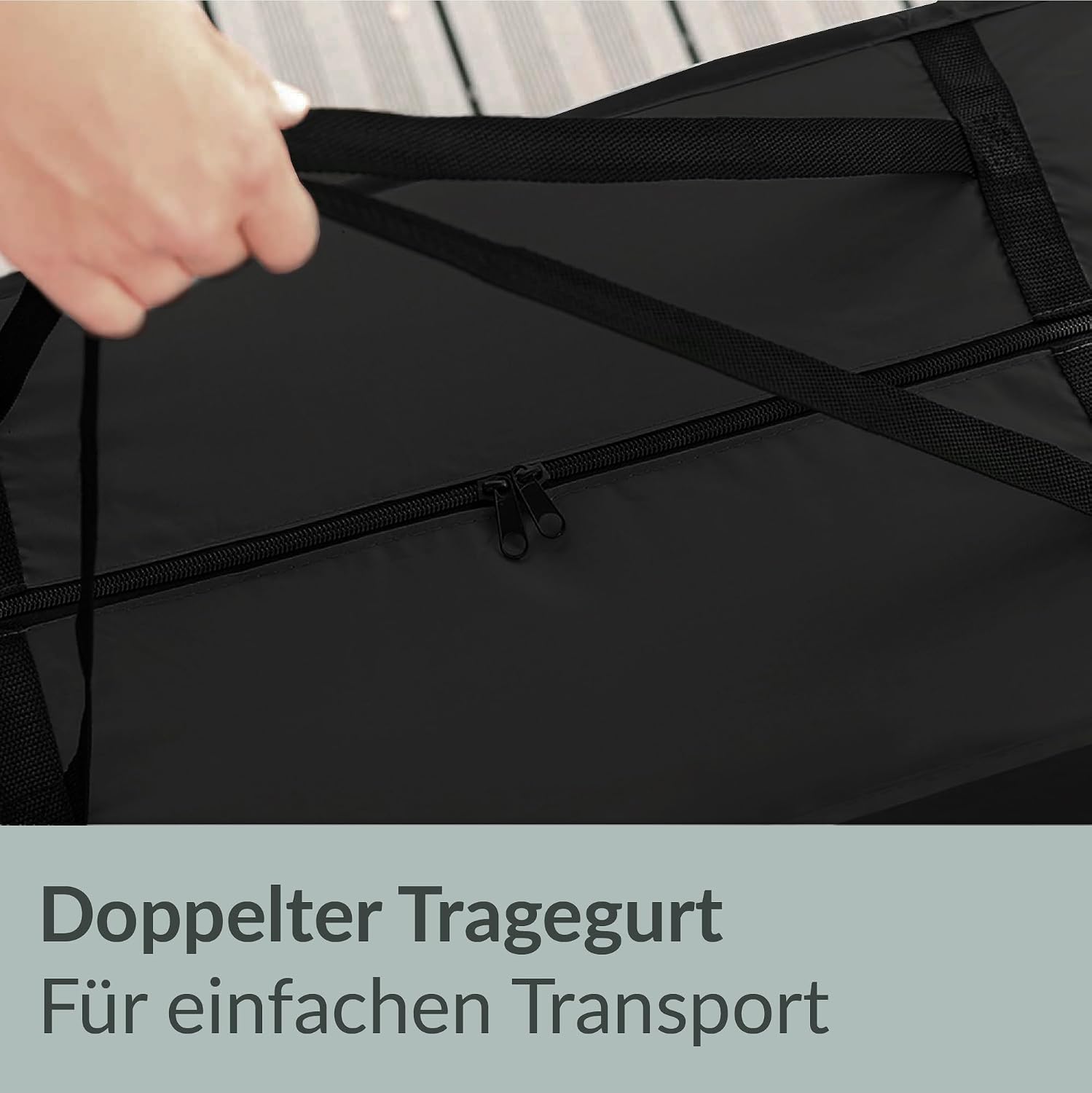 Thumbnail 3 de Chefarone Housse de Protection pour Coussins 125×50×32 cm – Sac de Rangement Étanche avec Poignée et Sac Inclus