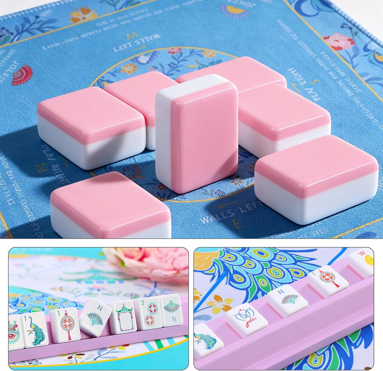 Detalle 2 de Mahjong Tile Set, 1.2-Inch Tiles