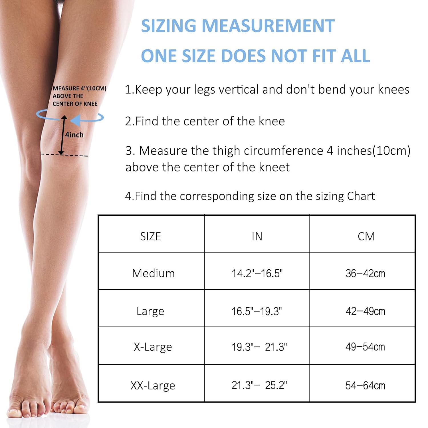 Thumbnail 6 de NEENCA knee brace with 4 springs support