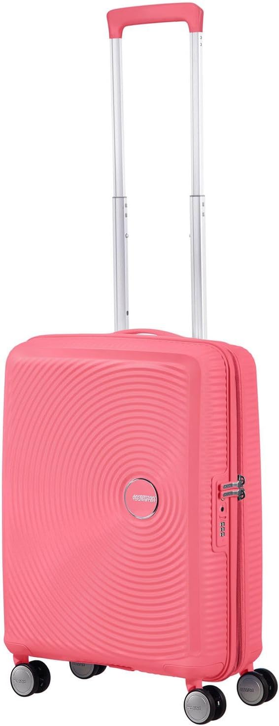 Detalle 2 de American Tourister Soundbox - Spinner S Erweiterbar: Handgepäck 55 cm, Rosa Sun Kissed Coral