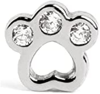 Detalle de SINGULARU Einzelner Ohrring Mini Pfote – Sterlingsilber, 18 kt Gold- oder Rhodium-Beschichtung