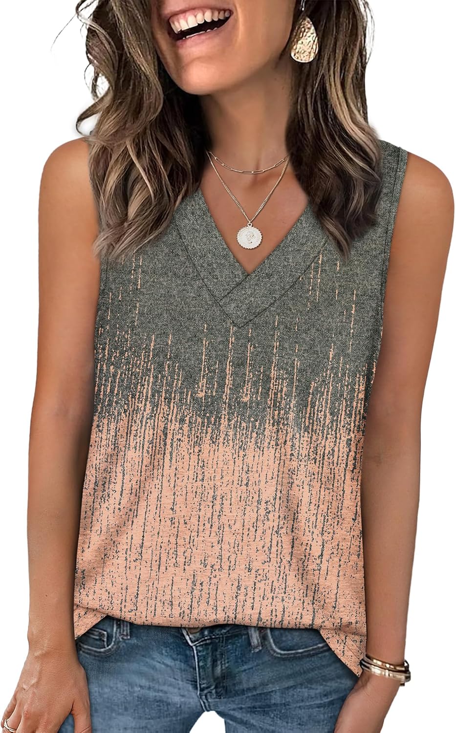 Thumbnail 5 de WIHOLL V Neck Tank Top for Women