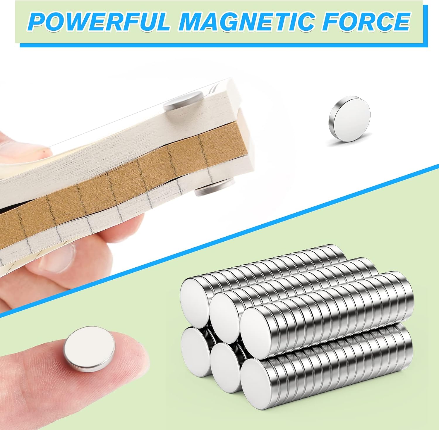 Thumbnail 2 de FINDMAG 50 Stück Neodym-Magnete 10 x 2 mm – kompakt, stark und vielseitig